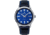 Heritor Automatic Bradford Leather-Band Watch w/Date, Blue/Black, One Size, HERHS1109