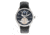 Heritor Automatic Gregory Semi-Skeleton Leather-Band Watch, Black, One Size, HERHR8102