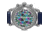 Heritor Automatic Legacy Leather-Band Watch w/Day/Date, Silver/Blue - Mens, HERHR9702