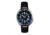 Heritor Automatic Pierce Genuine Leather-Band Watch w/Date, Black/Blue - Mens, HERHS1205