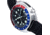 Heritor Automatic Pierce Genuine Leather-Band Watch w/Date, Black/Red/Blue - Mens, HERHS1204