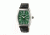 Heritor Baron Leather-Band Watch, Forest Green HERHR6003