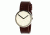 Issey Miyake SILAp016 Twelve Mens Watch - Brown Leather Band, Silver Case