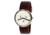 Issey Miyake SILAp017 Twelve Mens Watch / Chronograph - Brown Leather Band, Silver Case