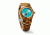 Jord Cora Zebrawood and Turquoise, Brown, Turquoise J8005A01W