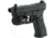 Leapers UTG Compact Pistol Laser, Green, Ambidextrous, Black, SCP-LS279S-A