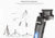 Leofoto LX-284CT/XB-38 Reversible Travel Tripod w/ Ball Head Set, Black, LX-284CT+XB-38