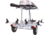 Malone Auto Racks MicroSport LowBed 2 Kayak Trailer Package, 2 Sets Saddle Up, Cargo Box, Rod Tube, Spare Tire, MPG464-LBTS