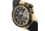Morphic M81 Series Chronograph Leather-Band Watch w/Date, Black/Gold - Mens, MPH8103