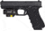 Nightstick Compact Tactical Weapon-Mounted LED Light w/Green Laser, 550 Lumens, Black, TCM-550XL-GL