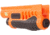 Nightstick Shotgun Forend Light For Mossberg 500/590/Shockwave w/ Green Laser, Less-Lethal Orange, SFL-12GL