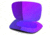 Oakley Crankcase Replacement Lenses, Violet Iridium 43-519
