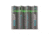Pale Blue Earth Pale Blue Smart Lithium Ion USB Rechargeable AA Batteries 4 Pack, Gray, PB-AA