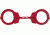 Peerless Handcuff 750 - Chain Cuff - Red 4712R