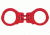 Peerless Handcuff 850 - Hinged Cuff - Red 4703R