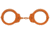 Peerless Handcuff Oversize Chain Link Handcuff, Orange PH752BO