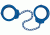Peerless Handcuff Oversize Leg Iron, Blue PH755BN