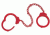 Peerless Handcuff 703 - Leg Iron - Red 4740R