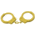 Penn Arms Oversize Cbnsteel Handcuff Yel - HC 1003YEL