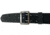 Perfect Fit 2.25in 4 Row Stitching Sam Browne Leather Belt w/ Chrome Buckle, Basket Weave, Black, 30, 8001-BW-CH-30
