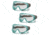 Pyramex Capstone Safety Goggle - Chemical Green Frame/Clear AF Lens, Pack of 3