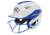 Rawlings Velo Junior 2-Tone Home Softball Helmet w/Mask, Blue 1007751
