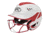 Rawlings Velo Senior 2-Tone Home Softball Helmet w/Mask, Red 1007761