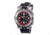 REACTOR Poseidon Men's Watch, Rubber Strap, Black Dial with Red Ring, Medium 55801