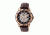 Reign Philippe Automatic Skeleton Dial Leather-Band Watch, Black REIRN4606