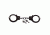 Rothco Double Lock Steel Handcuffs, Black, 20083-Black