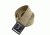 Rothco Military Web Belts w/ Open Face Buckle, Black, Khaki, 44, 4290-Black-Khaki-44Inches