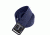 Rothco Military Web Belts w/ Open Face Buckle, Black, Navy Blue, 54, 4292-Black-NavyBlue-54Inches