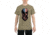 Rothco US Flag Bearded Skull T-Shirt - Mens, Coyote Brown, Small, 10822-CoyoteBrown-S