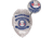 Rothco Flexible Security Badge, Silver, 1955-Silver