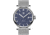 Smith &amp; Bradley Watches Skyline Automatic Watch, Silver Case/Blue Dial, 42mm, SKY103