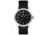 Smith &amp; Bradley Watches Springfield GMT Watch, Silver Case/Black Dial, 44mm, SPR101