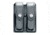 Safariland 77 Double Mag Pouch, Glock 20 10mm 4.6in., Glock 21 .45 Cal., STX Plain Black W/ Brass Snap Closure 77-383-41B