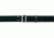 Safariland 87 Suede Lined Belt, Plain Black, Chrome Buckle - Waist 24 in