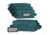 Savior Equipment Loose Sac  Soft Ammo Carrier, Savior Teal, 7.75in x 3.5in x 4in, SP-AMST-4P-TE