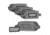 Savior Equipment Mini Loose Sac Soft Ammo Carrier, 4 Pack, Grey, 6.75in x 3.25in x 3in, SP-MINIAMST-4P-GS