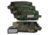 Savior Equipment Mini Loose Sac Soft Ammo Carrier, 4 Pack, M81 Woodland, 6.75in x 3.25in x 3in, SP-MINIAMST-4P-M81