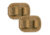 Savior Equipment Shotgun Shell Cards - 2 Rounds, Dark FDE, MP-TNS-12G-TWO-2P-TN