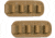 Savior Equipment Shotgun Shell Holder, 4 Slots, 2 Pack, Dark FDE, MP-TNS-12G-QUAD-2P-TN