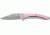 Schrade Pocket Protector Folding Frame Lock Knife, 2.6in, Stainless, Pink, SCH222P