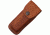 Sheath Folding Knife Sheath, Brown leather w/ embossed basketweave, 4.5-5.25in closed SH1132
