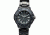 Smith and Wesson Diver Watch w/ Metal and Rubber Strap, Black/Black SWW-900-BLK
