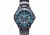 Smith and Wesson Diver Watch w/ Metal and Rubber Strap, Black/Blue SWW-900-BLU