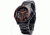 Smith and Wesson Diver Watch w/ Metal and Rubber Strap, Black/Orange SWW-900-OR