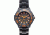 Smith and Wesson Diver Watch w/ Metal and Rubber Strap, Black/Orange SWW-900-OR