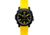 Smith and Wesson Water Resistant EGO Watch w/ Silicon Strap, 50mm, Yellow/Black SWW-LW6098